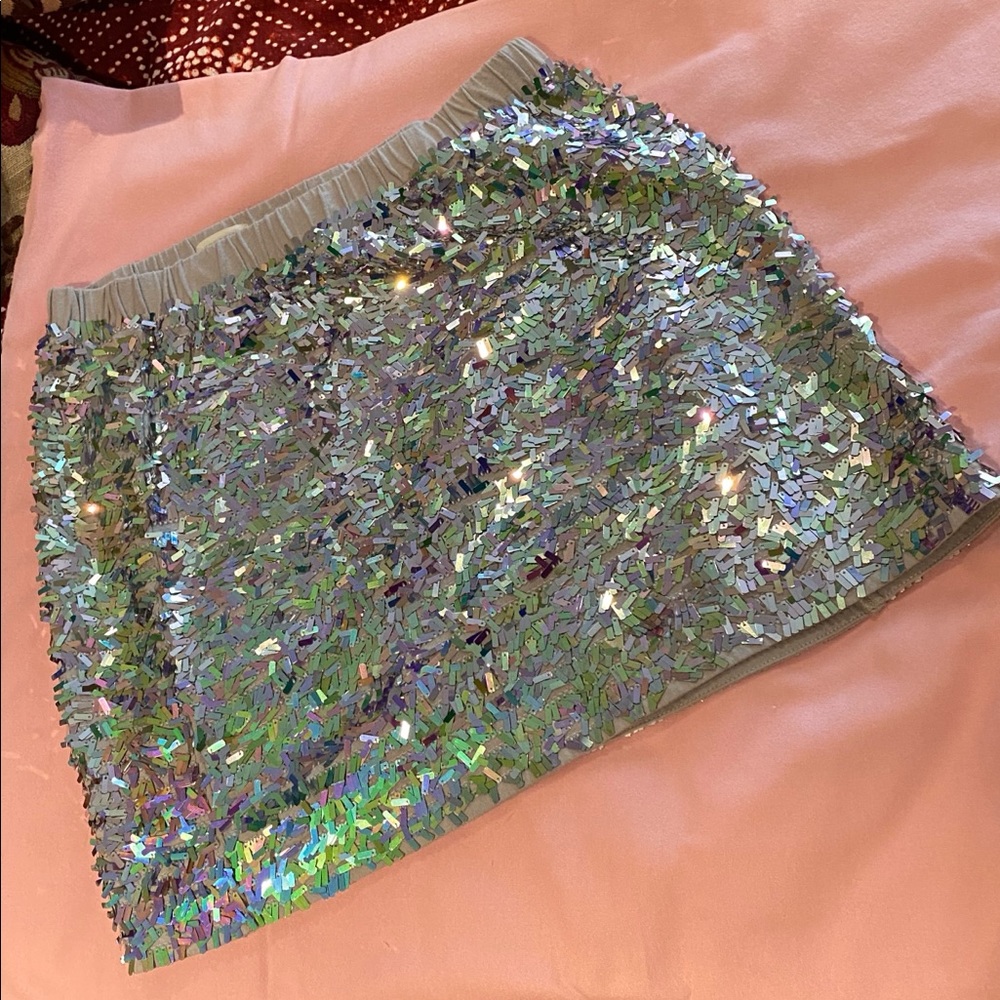 Crew cuts shimmer skirt, girls 10